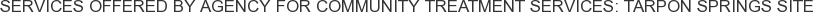 About Agency for Community Treatment Services: Tarpon Springs Site