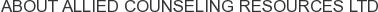 About Allied Counseling Resources Ltd