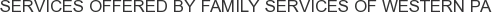 About Family Services of Western PA