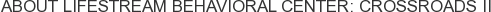 About Lifestream Behavioral Center: Crossroads II
