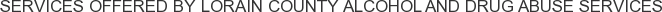 About Lorain County Alcohol and Drug Abuse Services