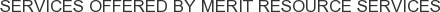 About Merit Resource Services