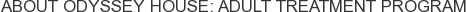 About Odyssey House: Adult Treatment Program