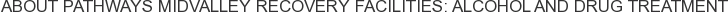 About Pathways Midvalley Recovery Facilities: Alcohol and Drug Treatment