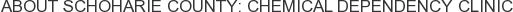 About Schoharie County: Chemical Dependency Clinic