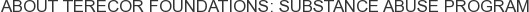 About Terecor Foundations: Substance Abuse Program