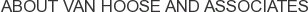 About Van Hoose and Associates