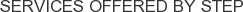 Services offered by STEP