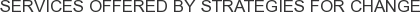 Services offered by Strategies for Change