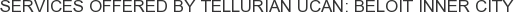 Services offered by Tellurian UCAN: Beloit Inner City